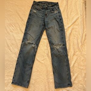 American Eagle Curvy Straight Jeans